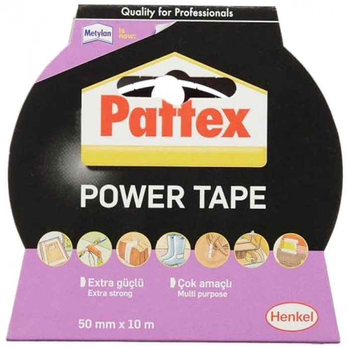 Gri Renkli Power Tape, 50mm x 10m