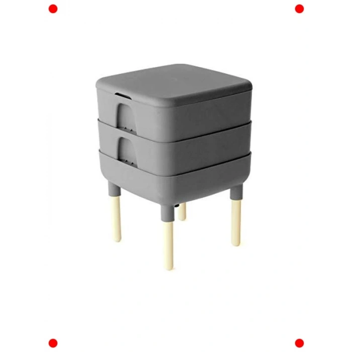 Gri Solucan Kompost Kutusu