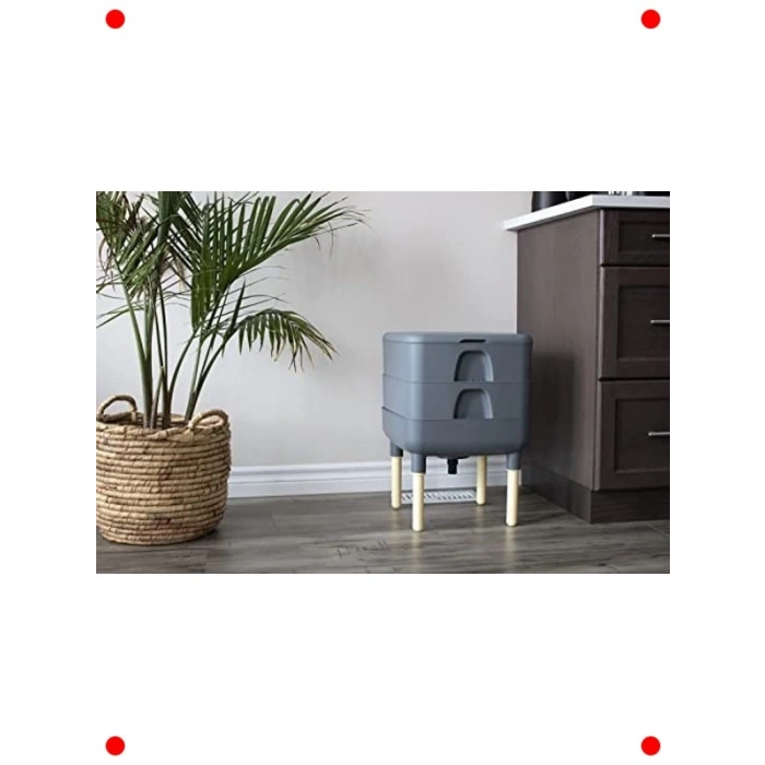 Gri Solucan Kompost Kutusu