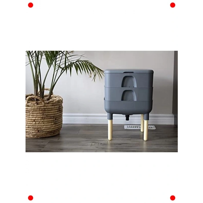 Gri Solucan Kompost Kutusu