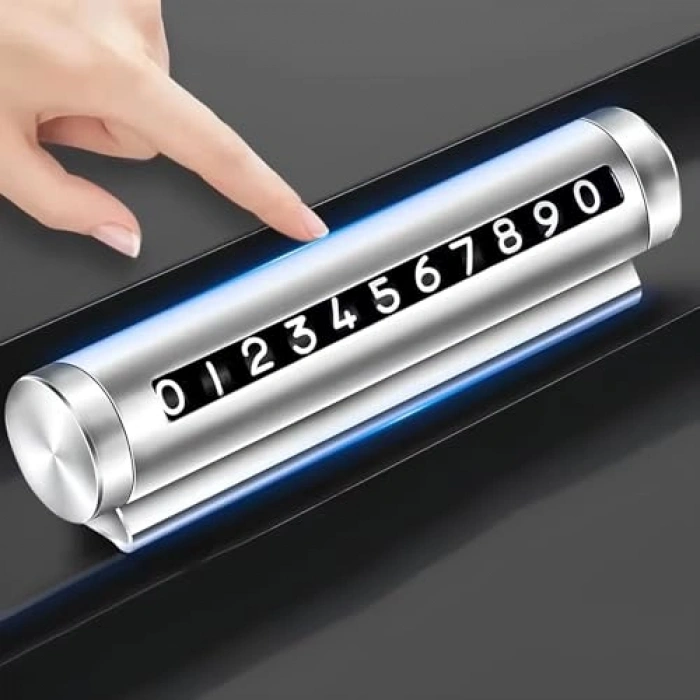 Gri Torpido Üstü Numaratör ile Araç İçi Park Gösterimi