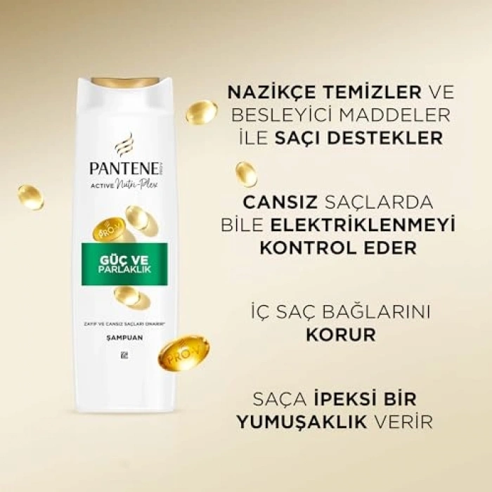 Güç ve Parlaklık Veren Şampuan, 625 ml