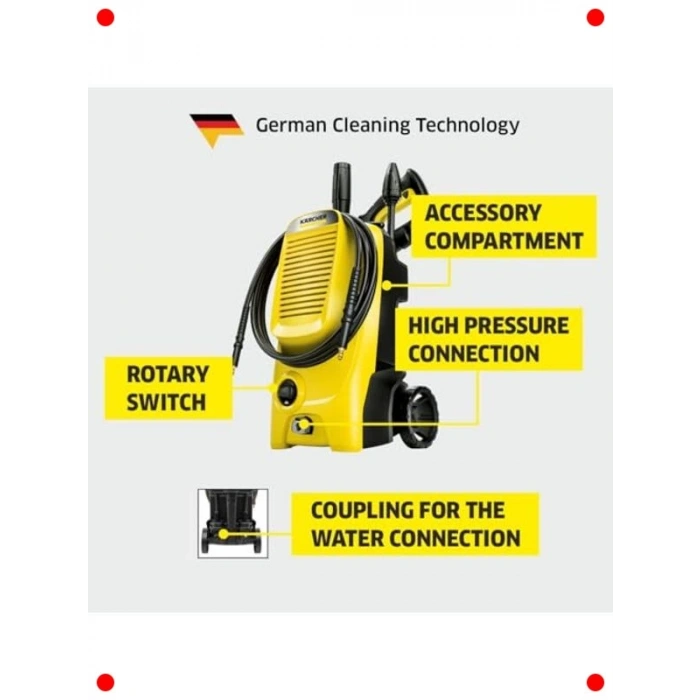 Güçlü Basınçlı Yıkama Makinesi - 145 Bar