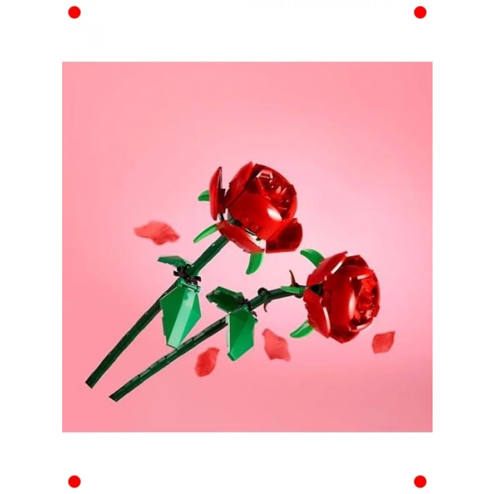 Gül Çiçek Modeli Yapım Seti (120 Parça)