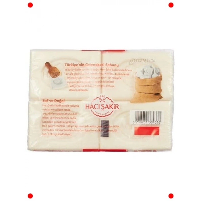 Gül Kokulu Kalıp Sabun (4 Adet)