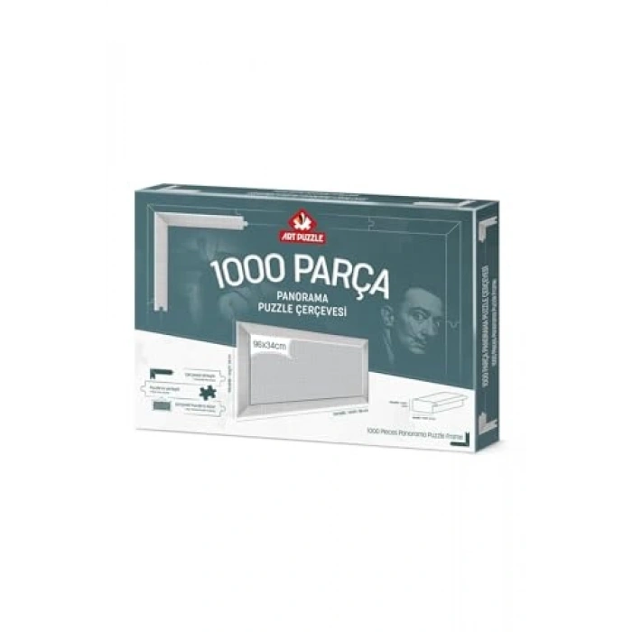 Gümüş 1000 Parça Panma Puzzle Çerçevesi