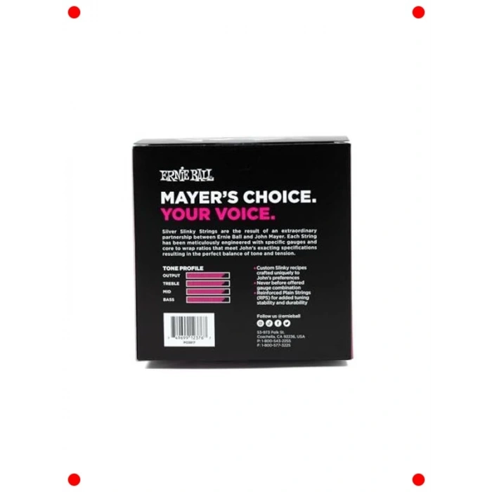 Gümüş Nikel Elektro Gitar Teli Seti (6lı) 10,5-47