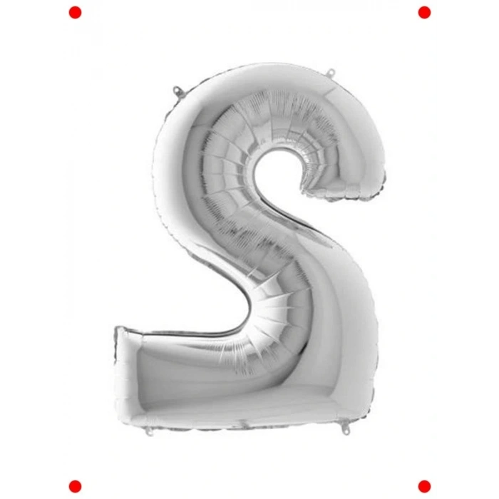 Gümüş Rakam Folyo Balon (16 İnç)
