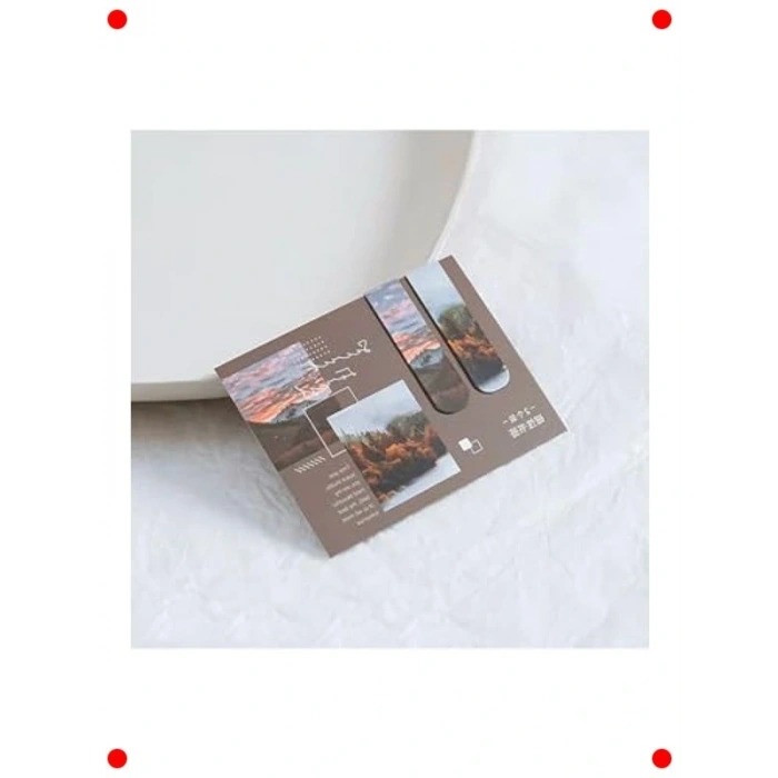 Gün Batımı Dağ Temalı Kitap Ayracı