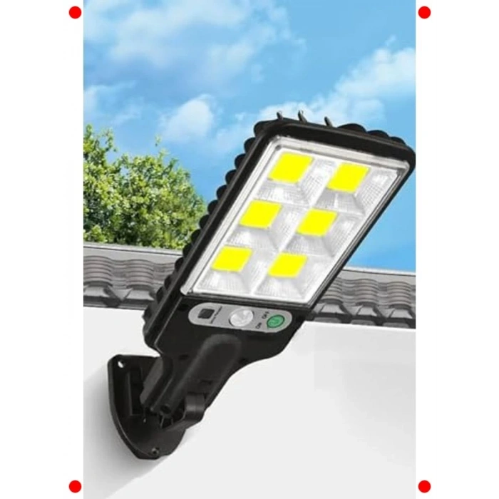 Güneş Enerjili 120 LED Hareket Sensörlü Bahçe Lambası