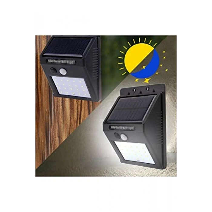 Güneş enerjili 20 ledli bahçe aydınlatma sistemi