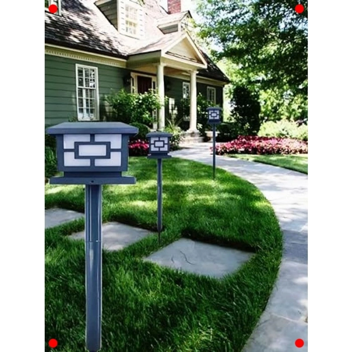 Güneş Enerjili Bahçe Küp Aydınlatması 2 Modlu