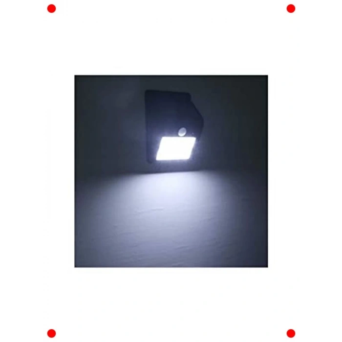 Güneş Enerjili Hareket Sensörlü 20 Led Duvar Lambası