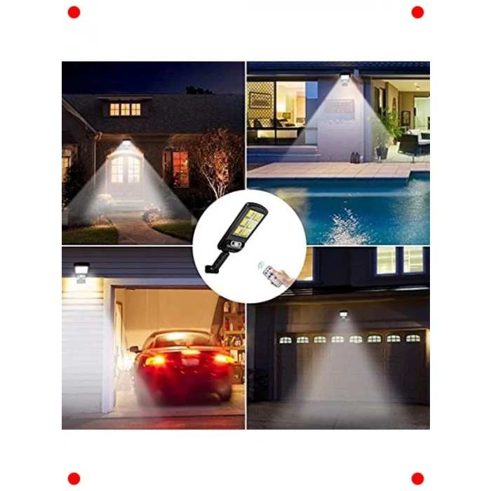 Güneş Enerjili Hareket Sensörlü Akıllı Bahçe Aydınlatması