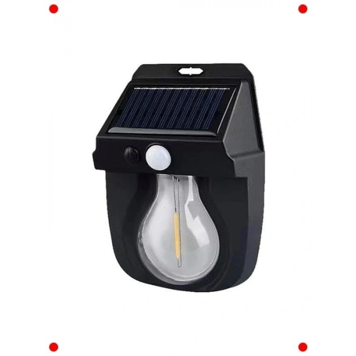 Güneş Enerjili Hareket Sensörlü LED Duvar Apliği