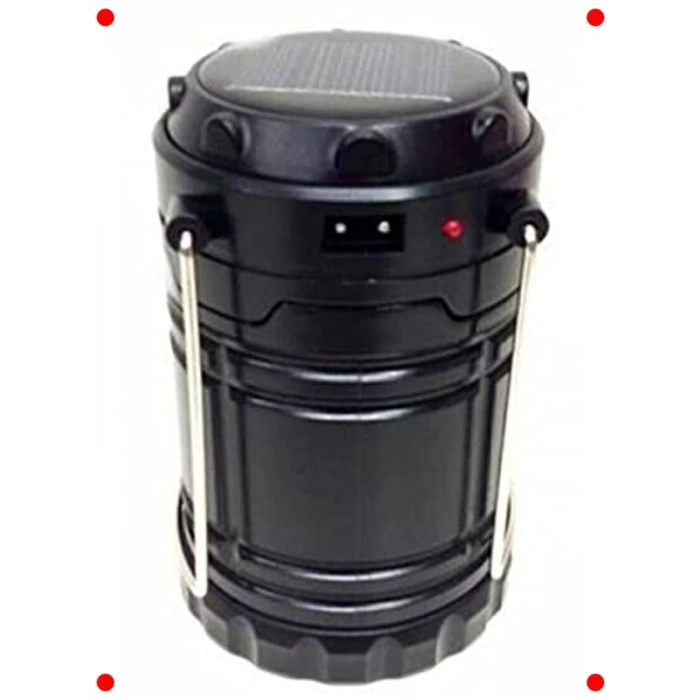 Güneş Enerjili Kamp Feneri & Fan, USB Şarjlı