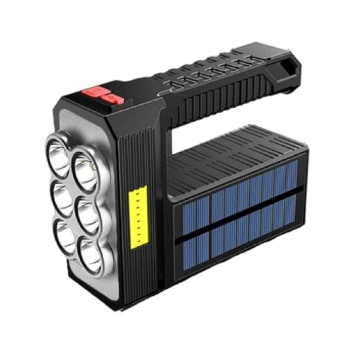 Güneş Enerjili Kamp Lambası, 8 Gözlü Yüksek Performanslı