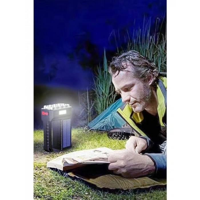 Güneş Enerjili Kamp Lambası, 8 Gözlü Yüksek Performanslı