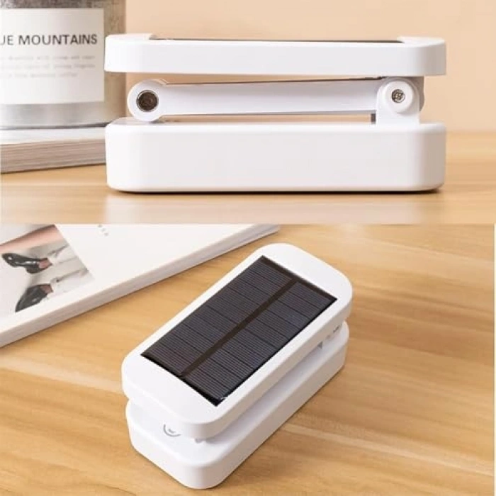 Güneş Enerjili Masa Lambası, 3 Modlu ve USB Şarj Edilebilir