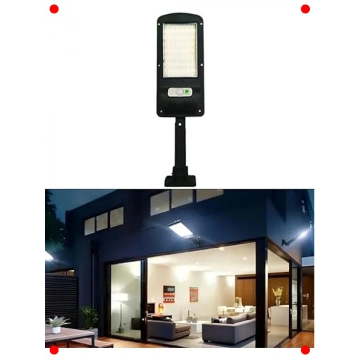 Güneş Enerjili Sensörlü Dış Mekan LED Aydınlatma