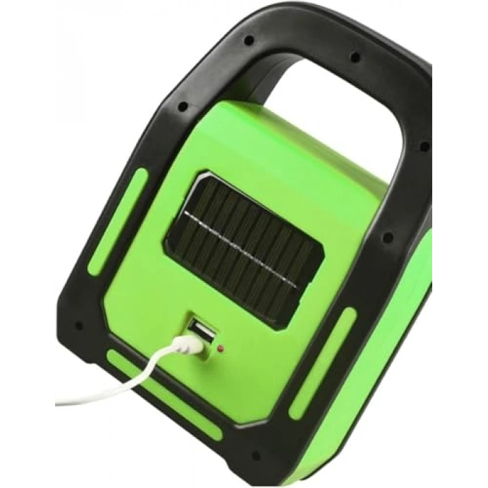 Güneş Enerjili ve USB Şarjlı LED Işıldak, Kamp Lambası