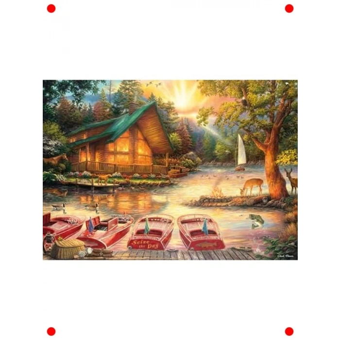 Günü Yakala Temalı 1000 Parça Yetişkin Yapbozu