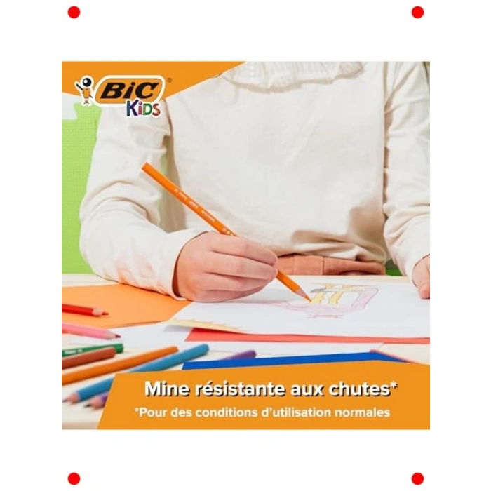 Güvenli Çocuk Kuru Boya Kalemleri, 24 Renk