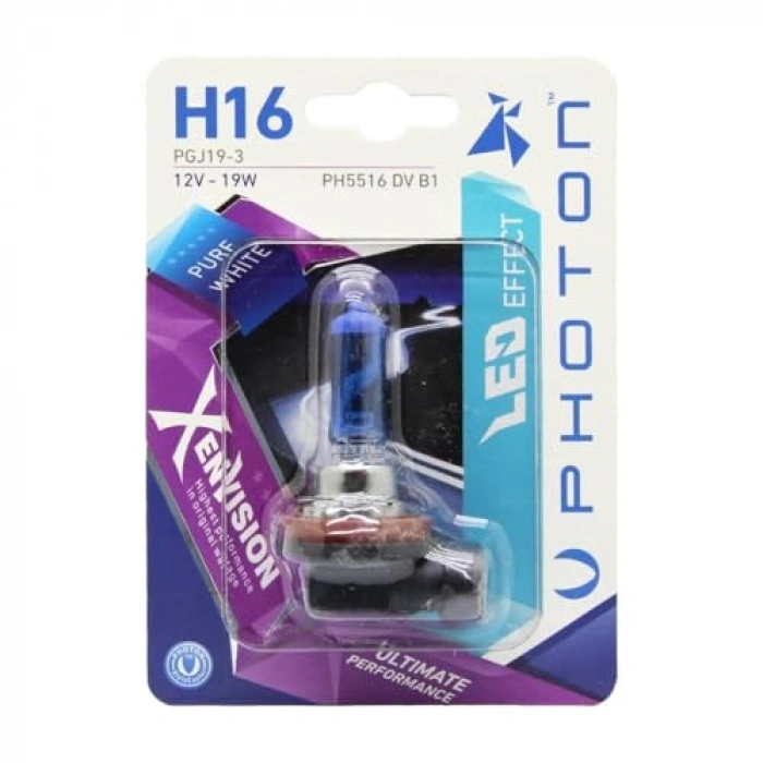 H16 12V Xen Vision Ampul ile Yüksek Aydınlatma Performansı