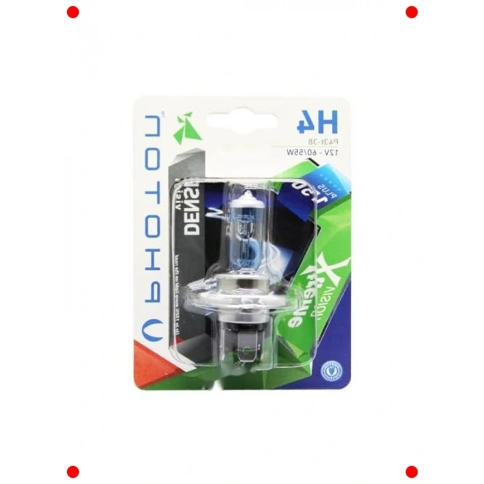 H4 Far Ampulü %150 Fazla Işık 12V 60/55W