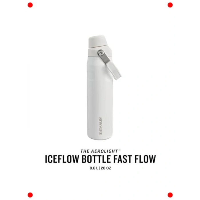 Hafif 0.6 Lt Hızlı Akışlı Yalıtımlı İçecek Şişesi