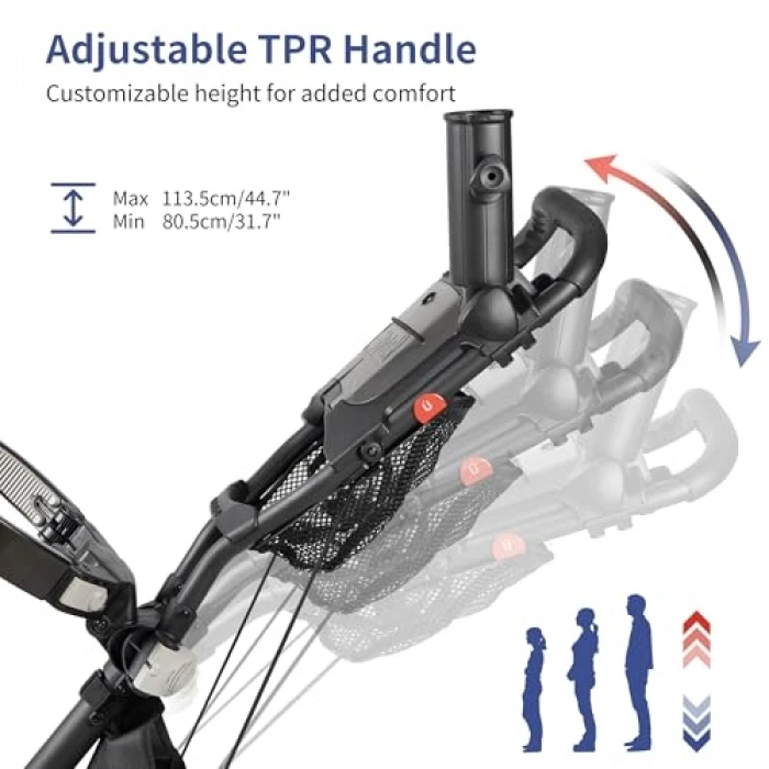 Hafif ve Pratik 4 Tekerlekli Golf Arabası, Explorer Version 8