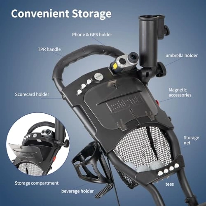 Hafif ve Pratik 4 Tekerlekli Golf Arabası, Explorer Version 8