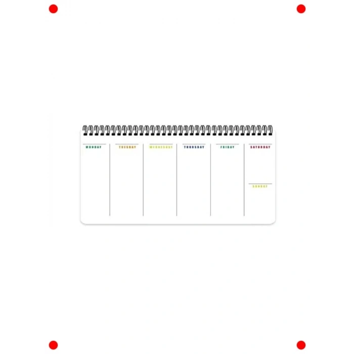 Haftalık Planlayıcı 13x27 cm