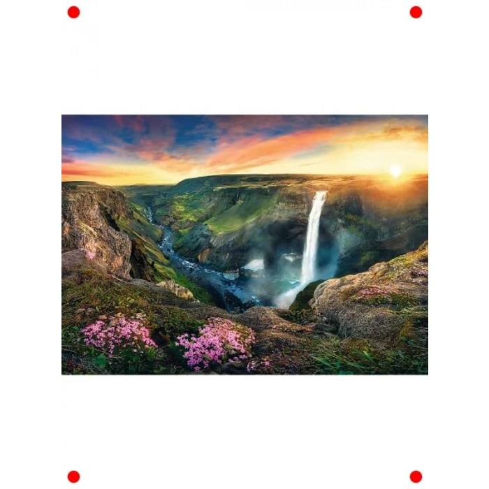 Haifoss Şelalesi 2000 Parça Puzzle