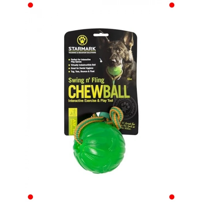 Halatlı Dayanıklı Köpek Oyun Topu - Orta/Büyük