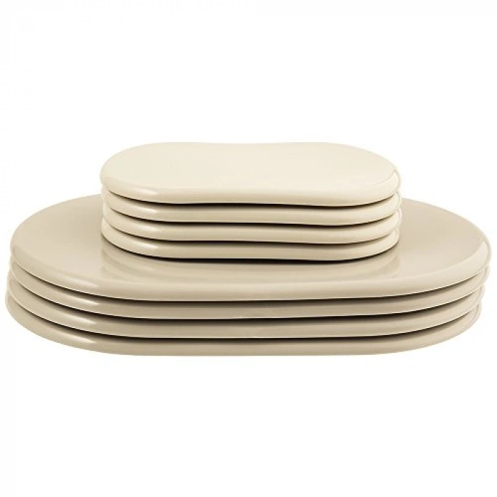 Halı için Yeniden Kullanılabilir Oval Sürgüler, 8li Paket