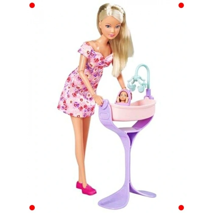 Hamile Bebek ve Aksesuarları Seti - 29 cm