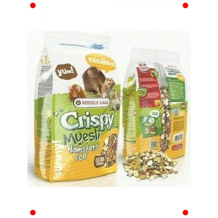 Hamster ve Küçük Kemirgen Müsli Yemi 400 Gr