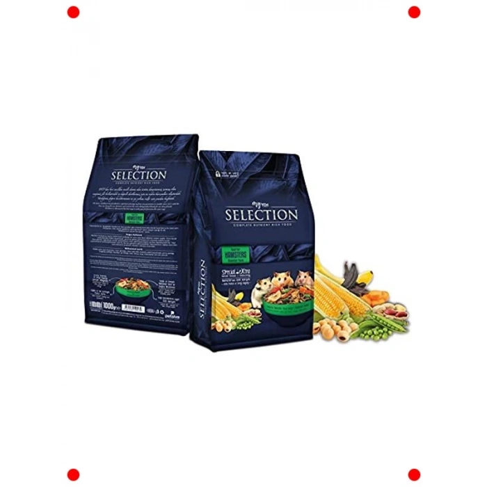 Hamsterler İçin Kuru Sebze & Meyveli Takviyeli Yem (750g)