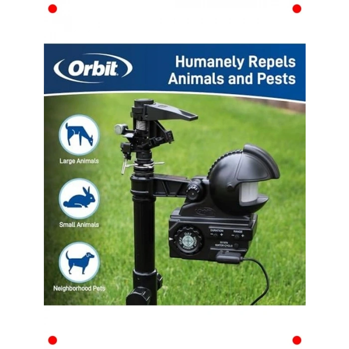 Hareket Sensörlü Bahçe Fıskiyesi, Gündüz/Gece Modlu