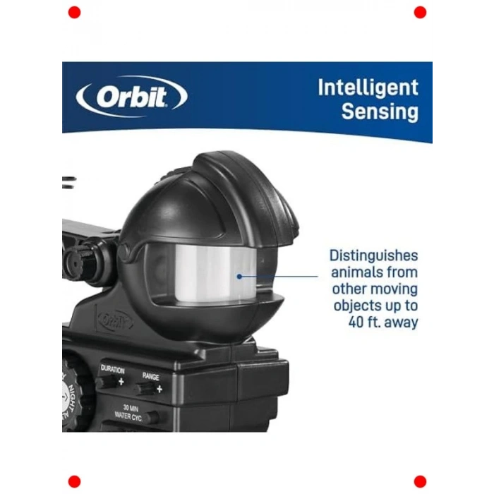 Hareket Sensörlü Bahçe Fıskiyesi, Gündüz/Gece Modlu