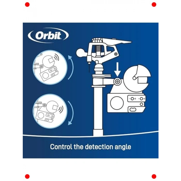 Hareket Sensörlü Bahçe Fıskiyesi, Gündüz/Gece Modlu