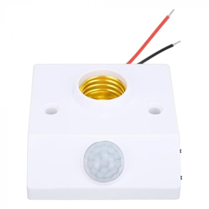 Hareket Sensörlü E27 Ampul Uyumlu, Enerji Tasarruflu Tasarım