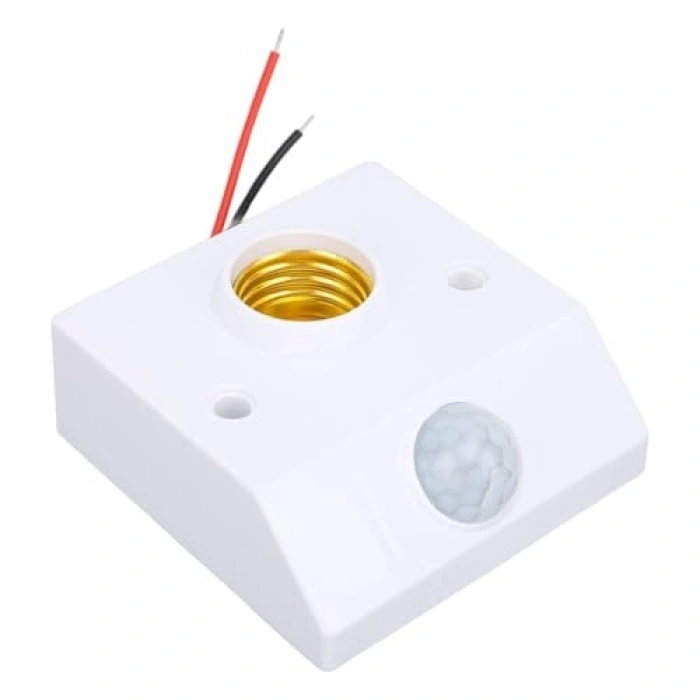 Hareket Sensörlü E27 Ampul Uyumlu, Enerji Tasarruflu Tasarım