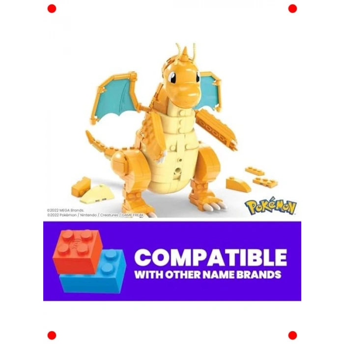 Hareketli Büyük Ejderha Yapı Oyuncağı (Kinetik)