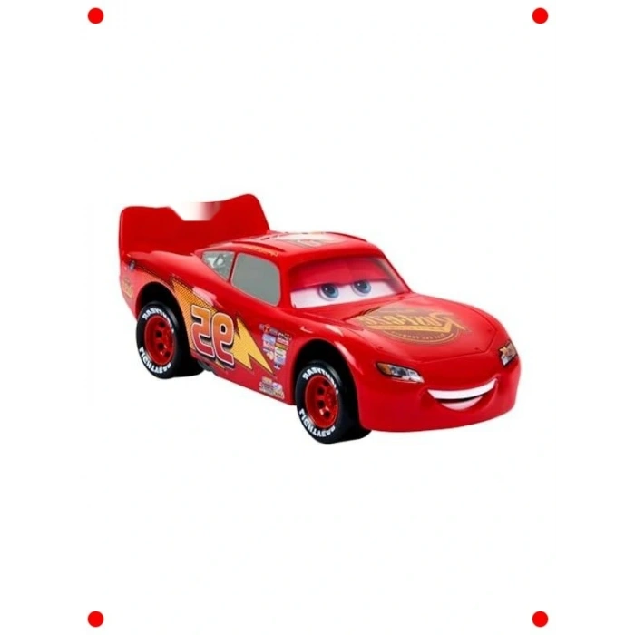 Hareketli Şimşek Yarış Arabası Oyuncak Figürü