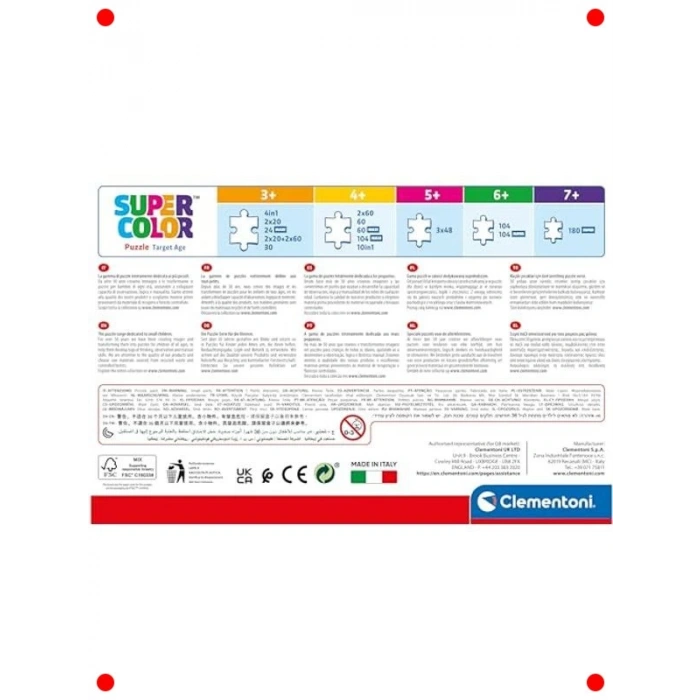 Harry Potter Temalı 104 Parça Süper Renkli Yapboz