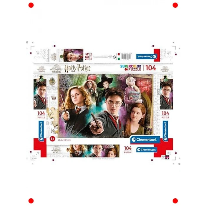 Harry Potter Temalı Çocuk Yapbozu - 104 Parça