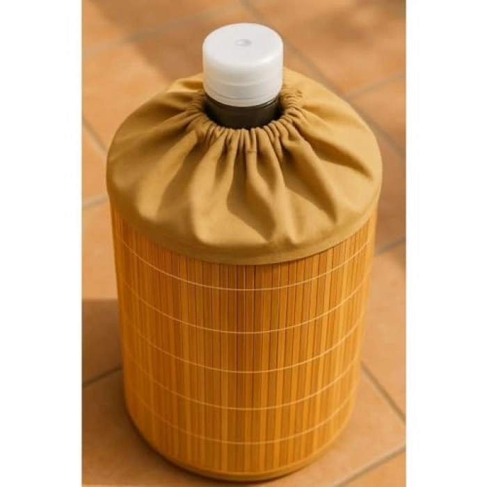 Hasır Bambu Damacana Kılıfı, 53x42 cm Ölçülerinde Koruma