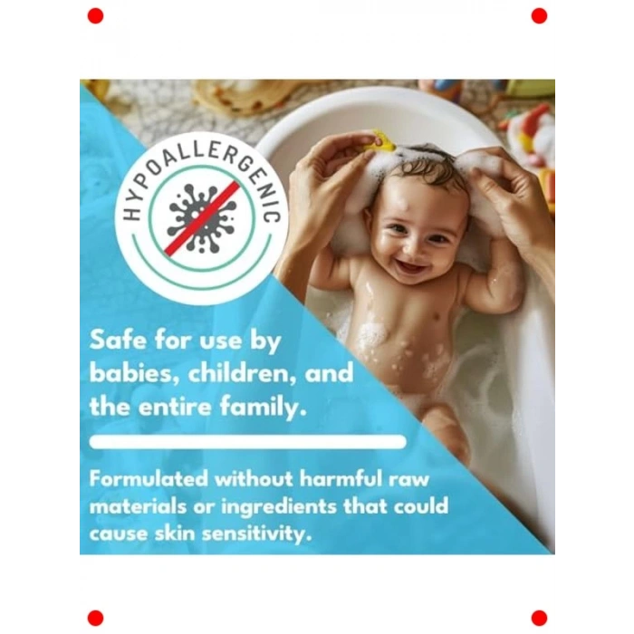 Hassas Ciltler İçin Saç ve Vücut Şampuanı 400ml